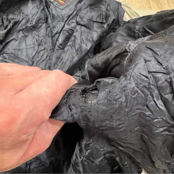 Alji piel Women's Black Leather Button-Front Jacket with Cream Contrast Collar - Picture 10 of 11